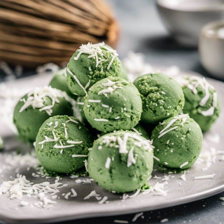 Coconut Matcha Fat Bombs