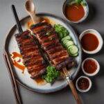 Grilled Pork Belly with Ssamjang Dipping Sauce