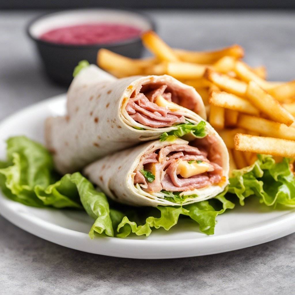 Ham and Cheese Wraps