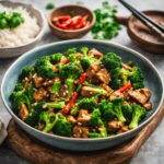 Hunan-Style Quorn and Broccoli Stir-Fry