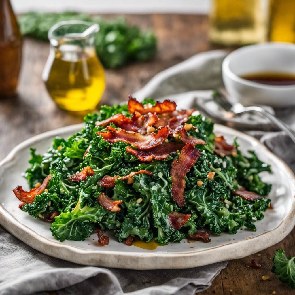 Kale Salad in Bacon Vinaigrette