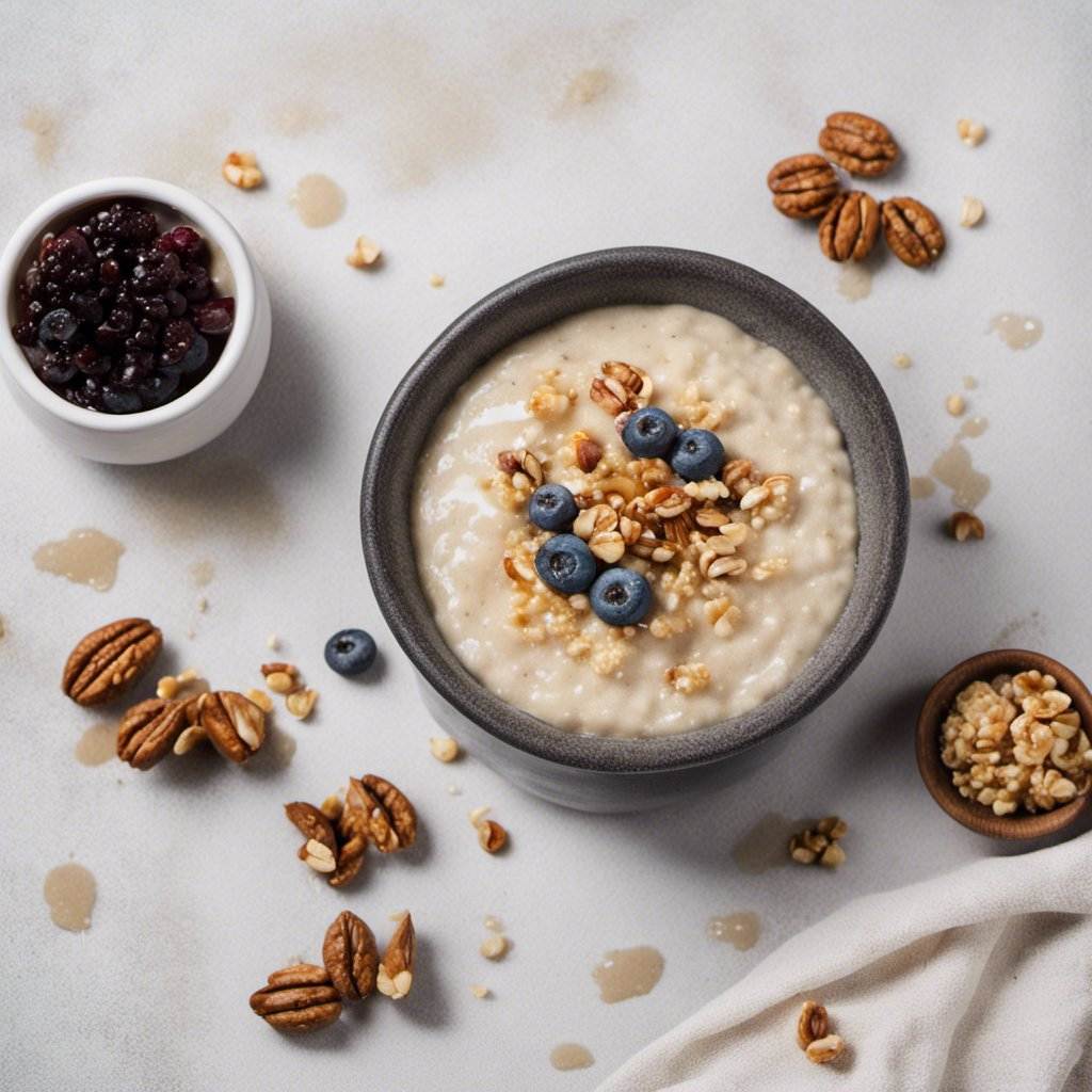 Maple and Walnut Hemp Heart Porridge