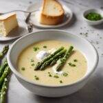 Microwave Asparagus and Cheese Soup