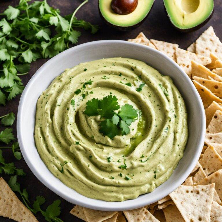 Avocado Cilantro Hummus