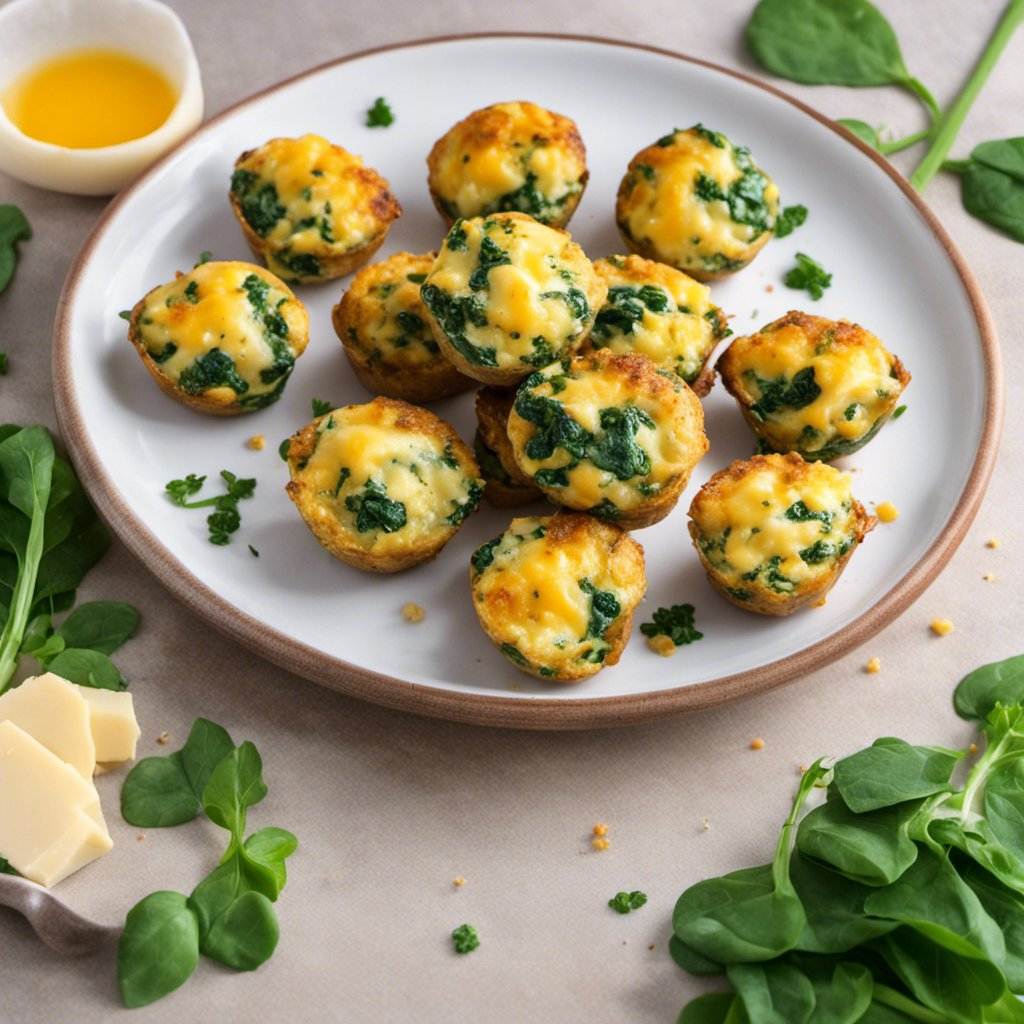 Spinach and Cheese Egg Bites