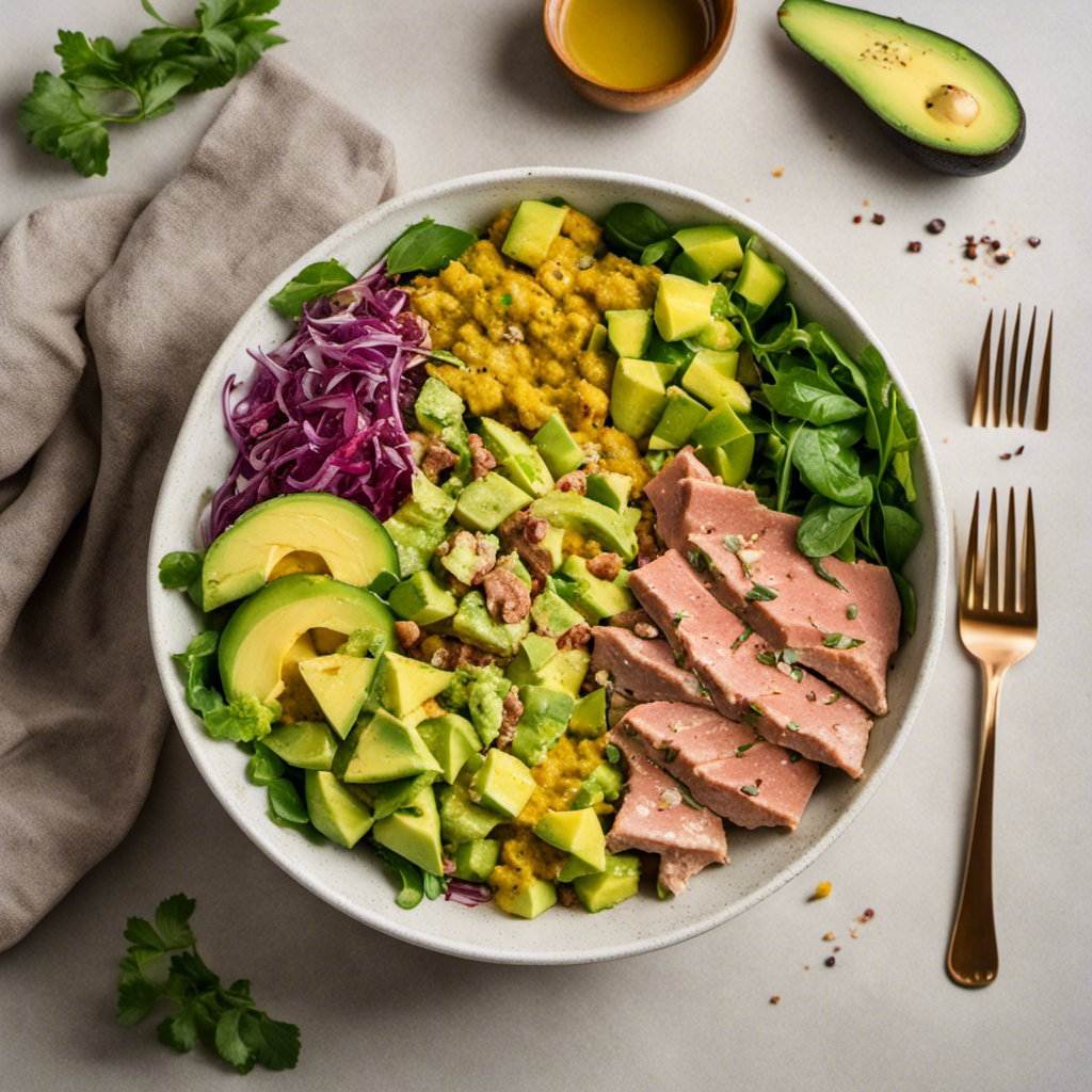 Curry Spiked Tuna and Avocado Salad